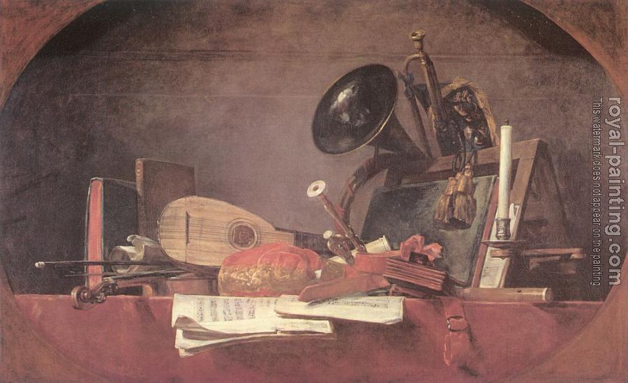 Jean Baptiste Simeon Chardin : The Attributes of Music
